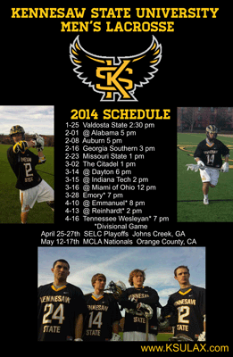 2014 Schedule